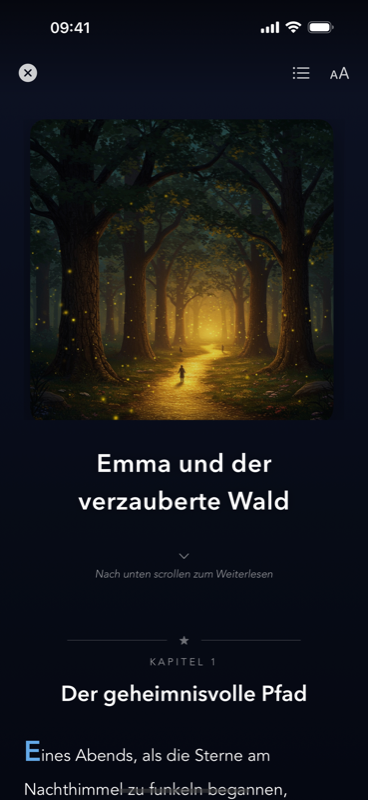 Story Cover – Emma und der verzauberte Wald